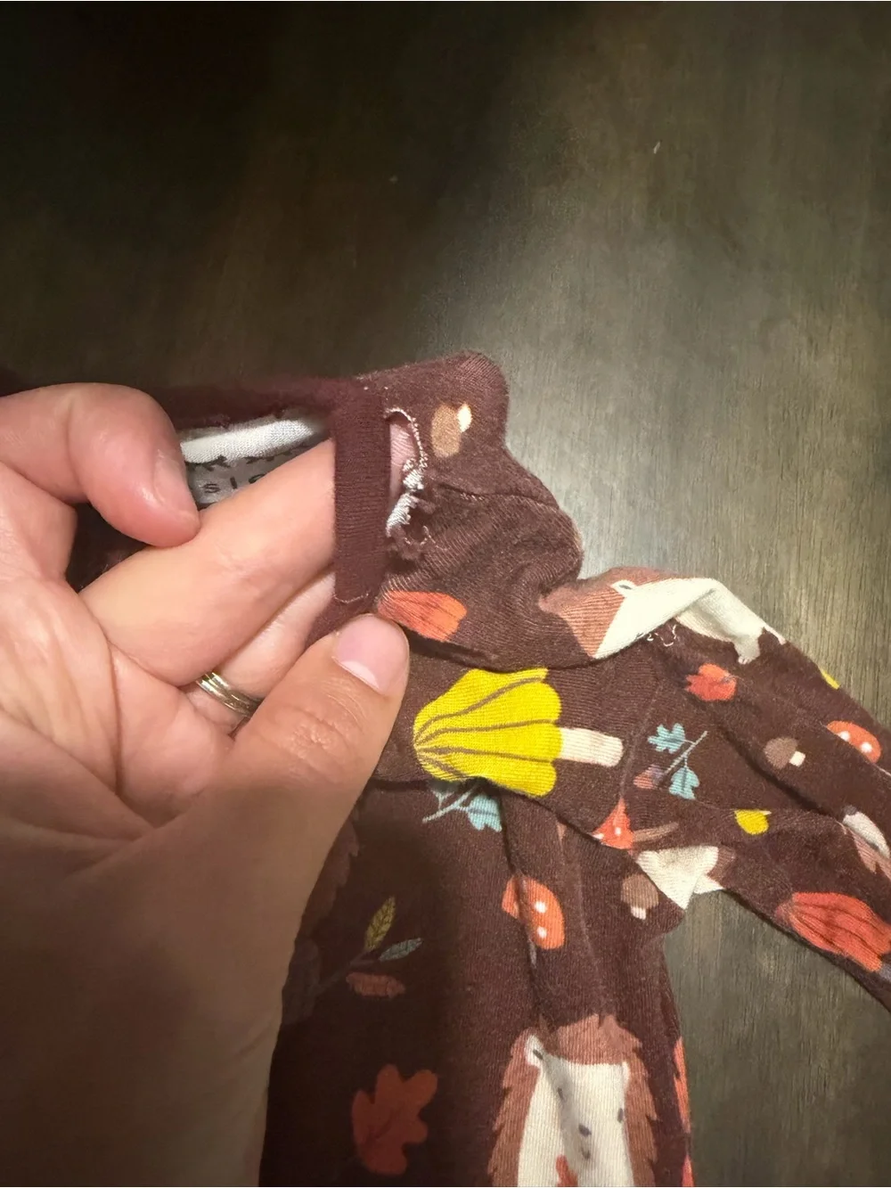 Little Sleepies Hedgehog & Mushroom Footie Pajamas
